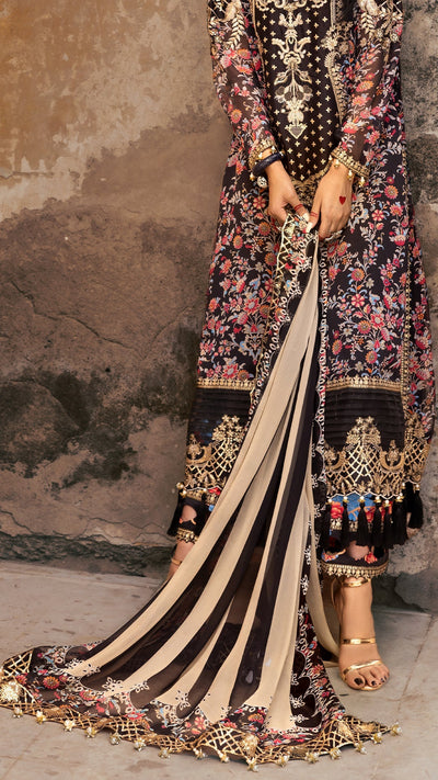 Charizma | Vasl Chiffon Collection | VSL25-09 -  Charizma Ladies Clothes - Original Designer Dress - House of Maryam