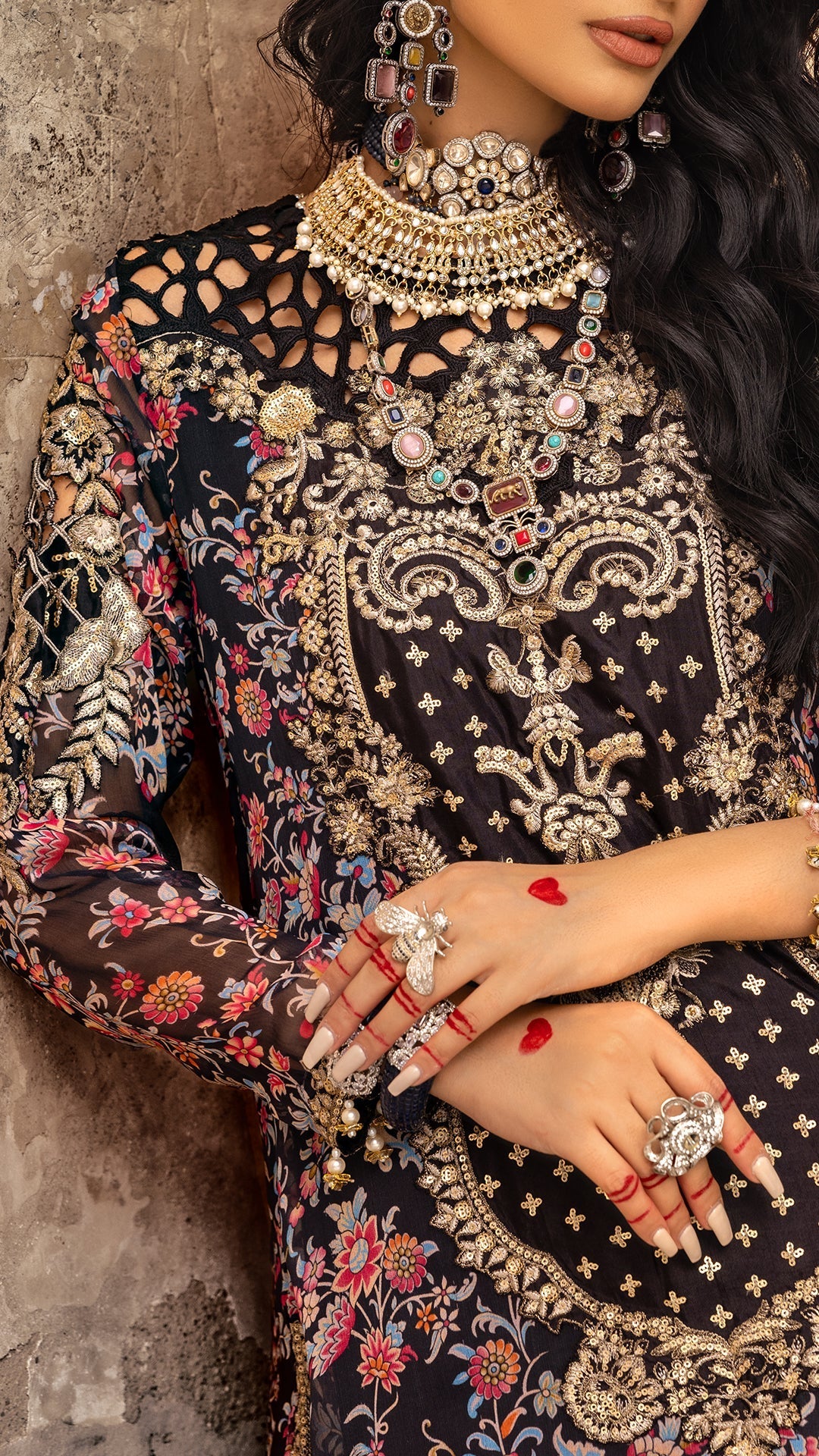Charizma | Vasl Chiffon Collection | VSL25-09 -  Charizma Ladies Clothes - Original Designer Dress - House of Maryam