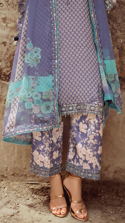 Charizma | Vasl Chiffon Collection | VSL25-07 -  Charzima Ladies Clothes - Original Designer Dress - House of Maryam