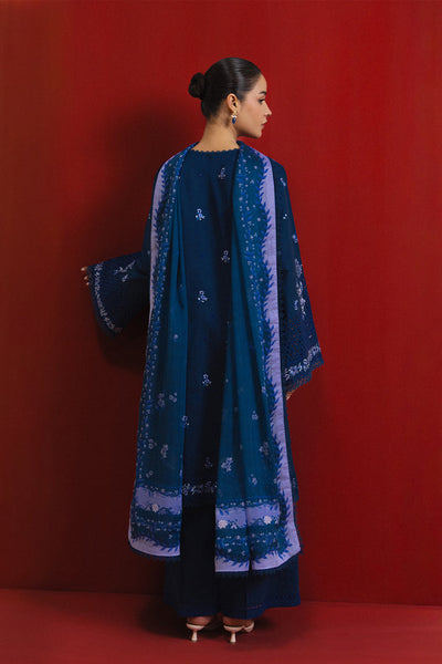 Afrozeh Sablem midnight blue lawn suit, photo 2