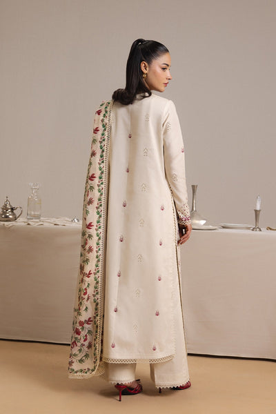 Afrozeh Blanche white lawn suit, photo 2