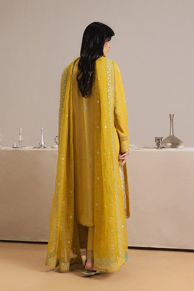 Afrozeh Rouge yellow lawn suit, photo 2