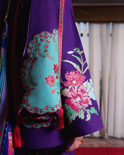Jugnu | Summer Pret 25 | Sagnik - Scarf -  Jugnu Ladies Clothes - Original Designer Dress - House of Maryam