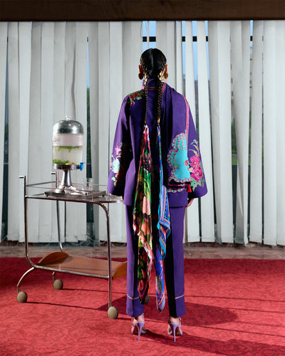 Jugnu | Summer Pret 25 | Sagnik - Scarf -  Jugnu Ladies Clothes - Original Designer Dress - House of Maryam