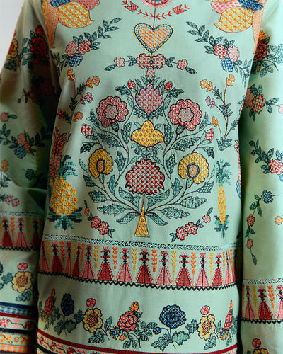 Jugnu | Summer Pret 25 | Dina -  Jugnu Ladies Clothes - Original Designer Dress - House of Maryam