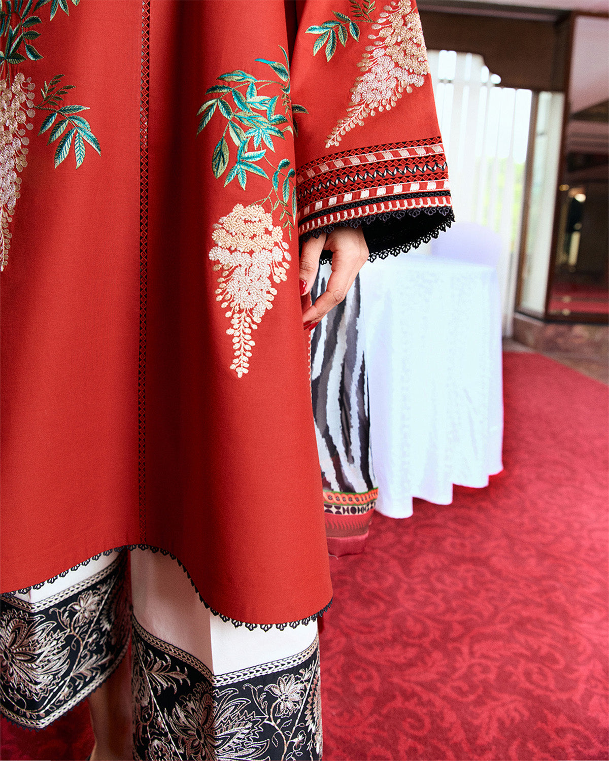 Jugnu | Summer Pret 25 | Lina -  Jugnu Ladies Clothes - Original Designer Dress - House of Maryam