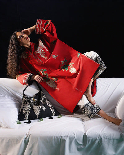 Jugnu | Summer Pret 25 | Lina -  Jugnu Ladies Clothes - Original Designer Dress - House of Maryam