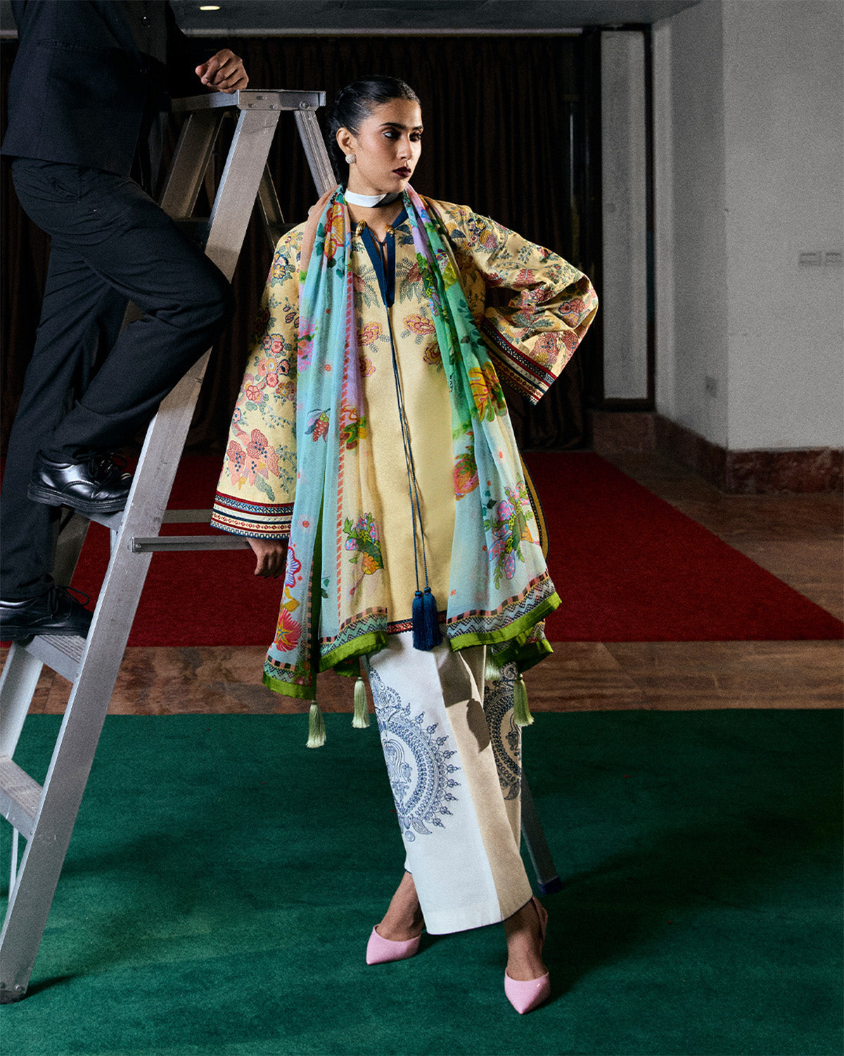 Jugnu | Summer Pret 25 | Yavani -  Jugnu Ladies Clothes - Original Designer Dress - House of Maryam