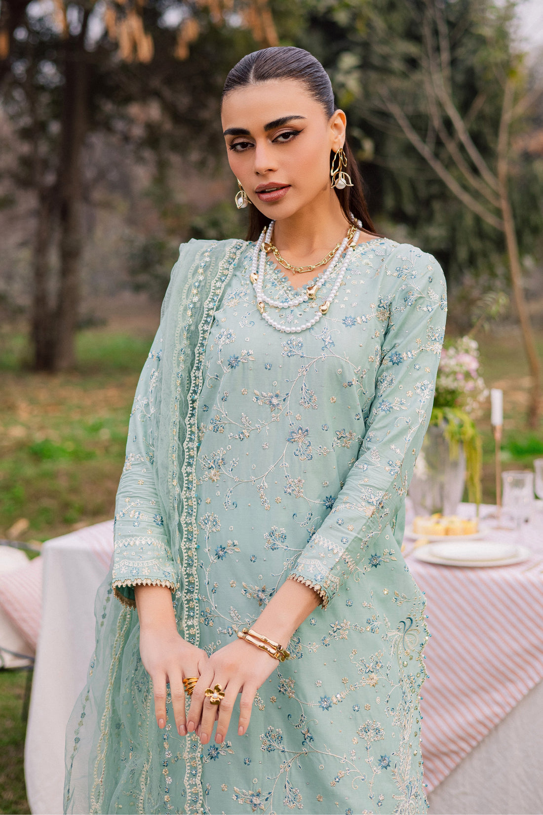 Batik | Naomi Luxury Lawn Eid Edit 26' | Blue Swan 3Pc