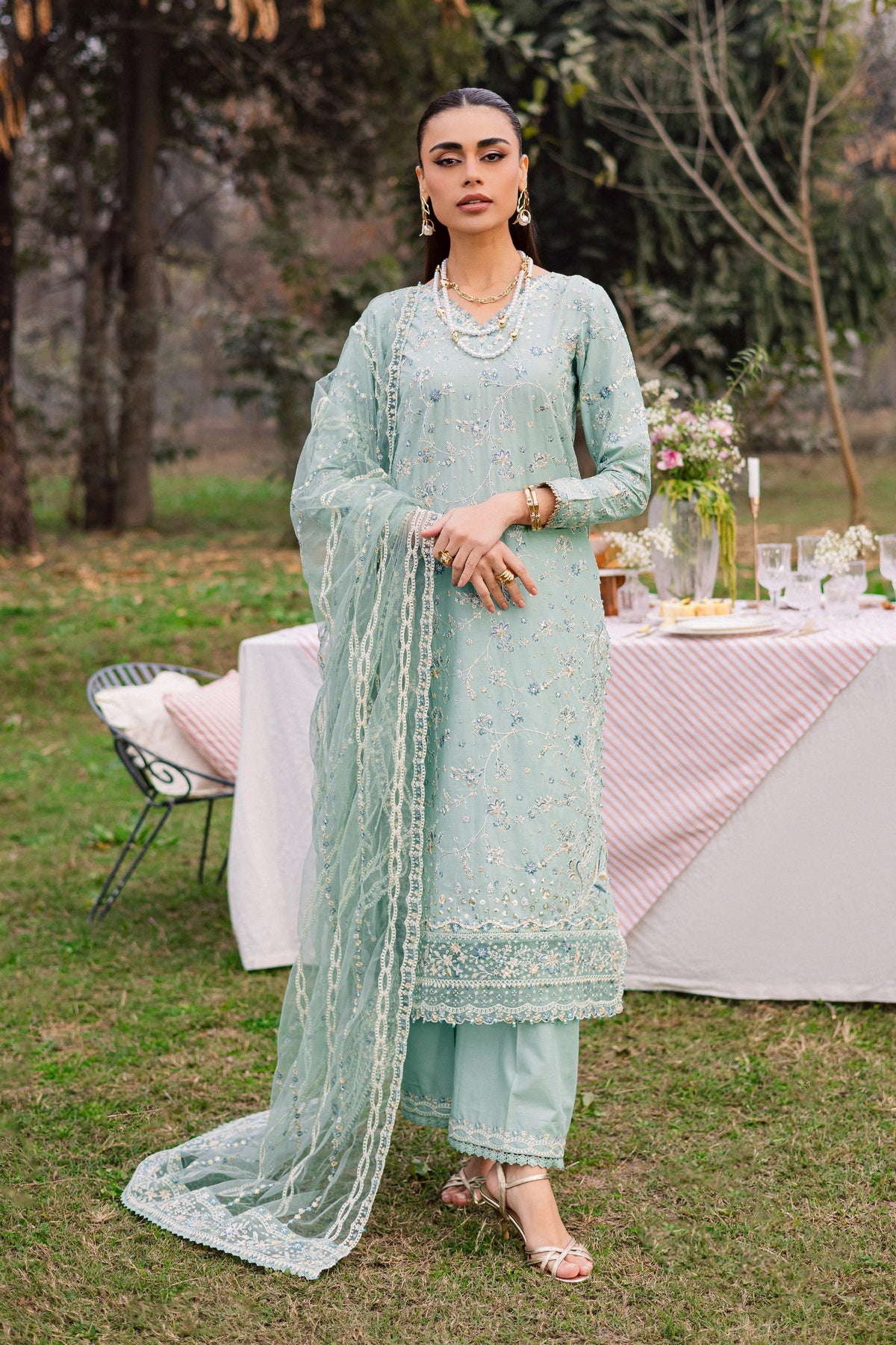Batik | Naomi Luxury Lawn Eid Edit 26' | Blue Swan 3Pc
