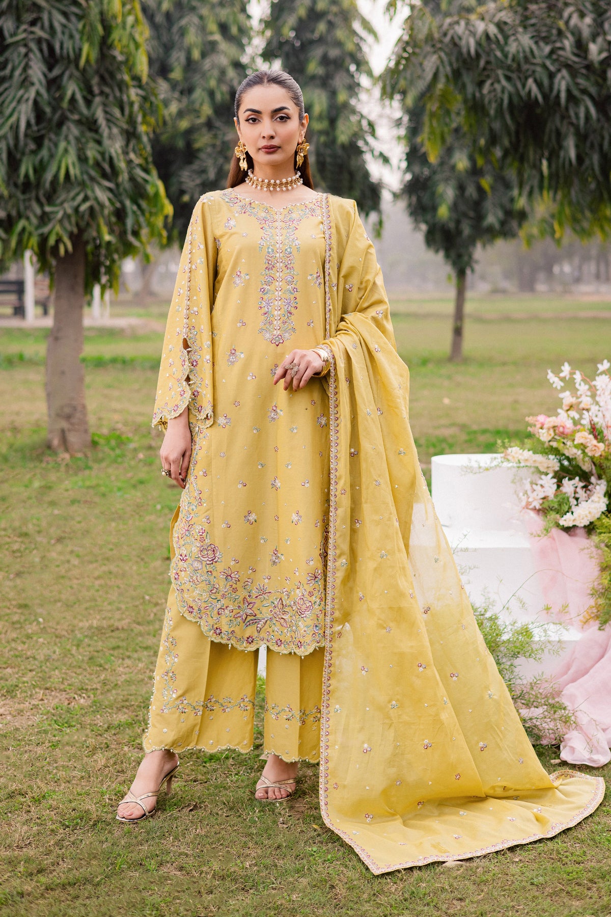 Batik | Naomi Luxury Lawn Eid Edit 26' | Salwah 3Pc