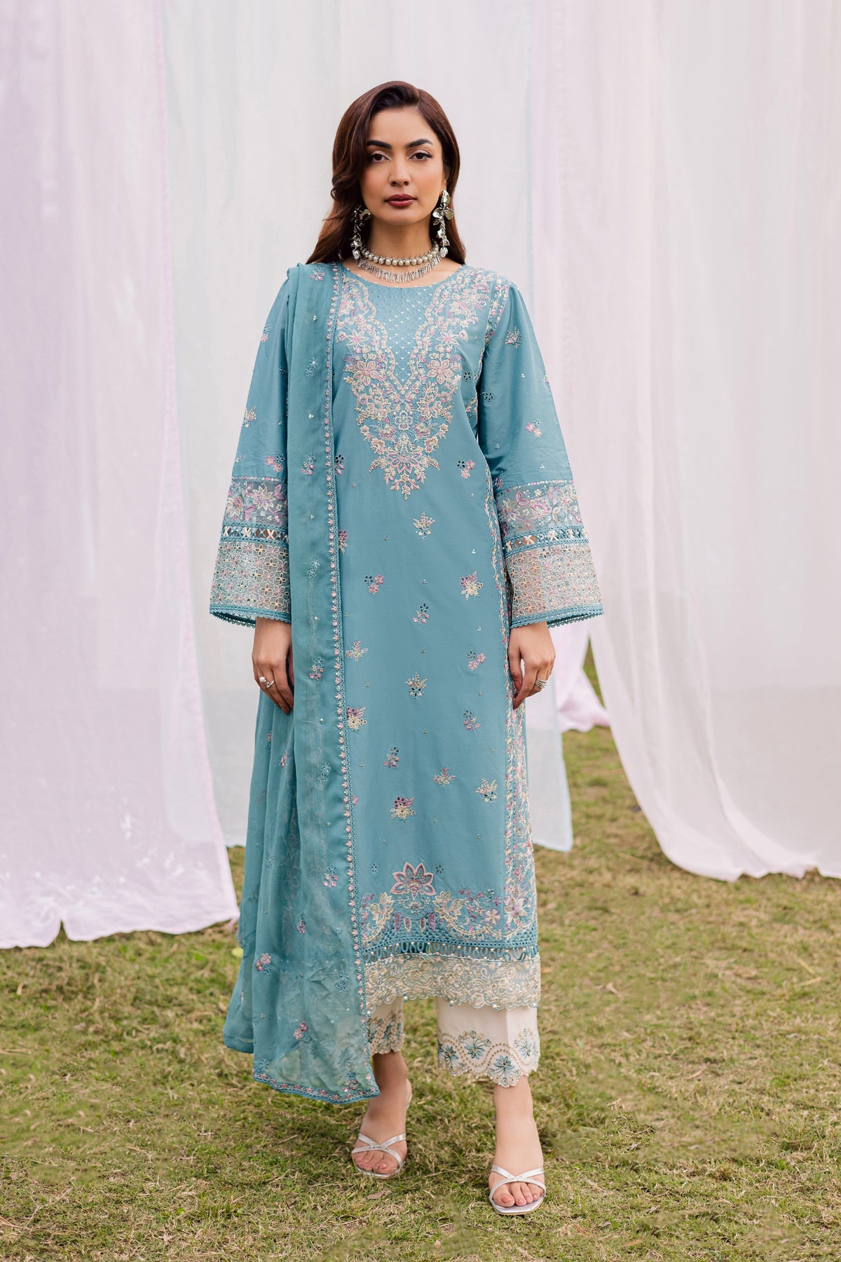 Batik | Naomi Luxury Lawn Eid Edit 26' | Aanso 3Pc