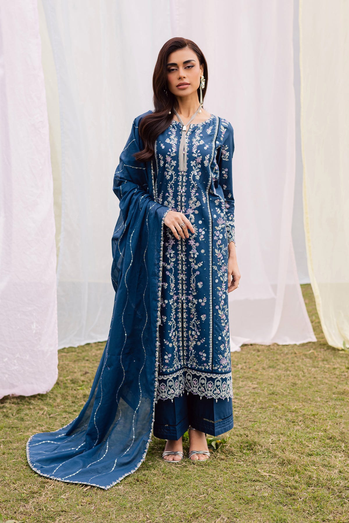 Batik | Naomi Luxury Lawn Eid Edit 26' | Hazy 3Pc