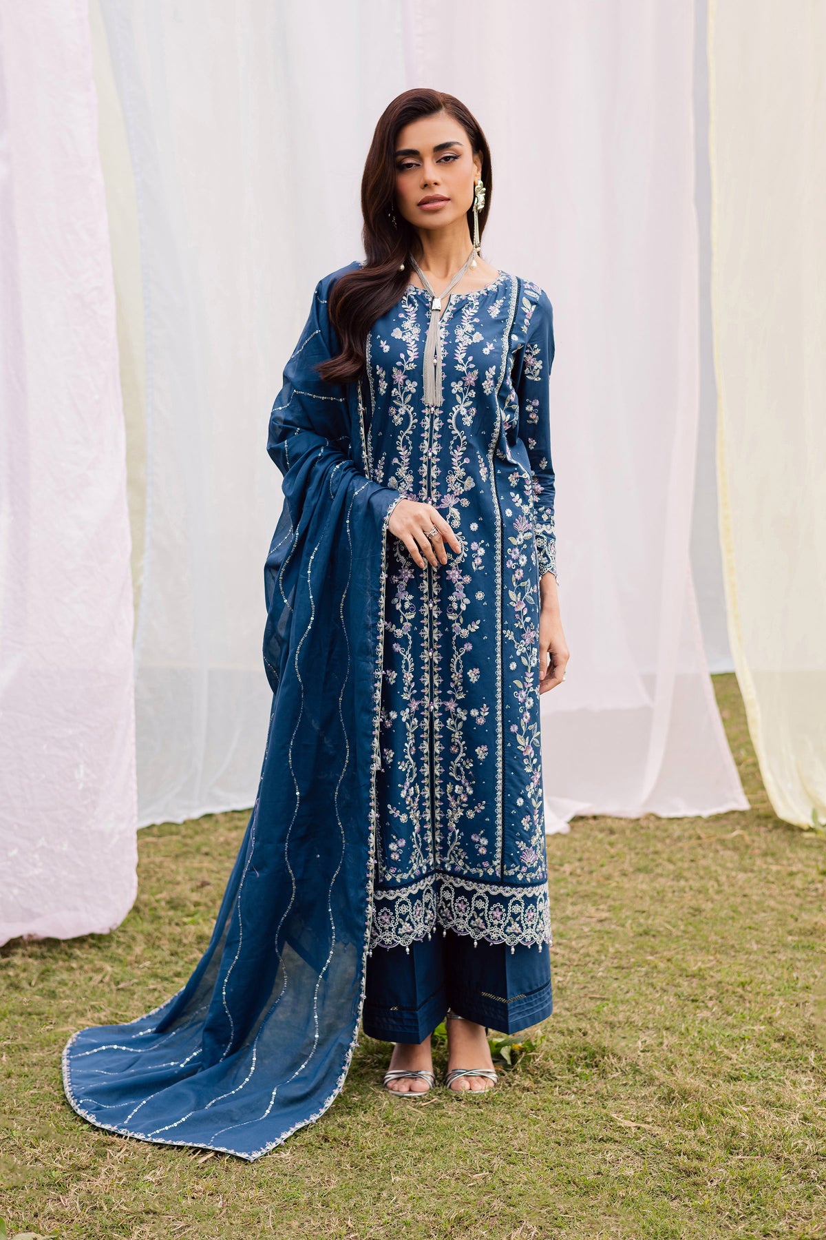 Batik | Naomi Luxury Lawn Eid Edit 26' | Hazy 3Pc