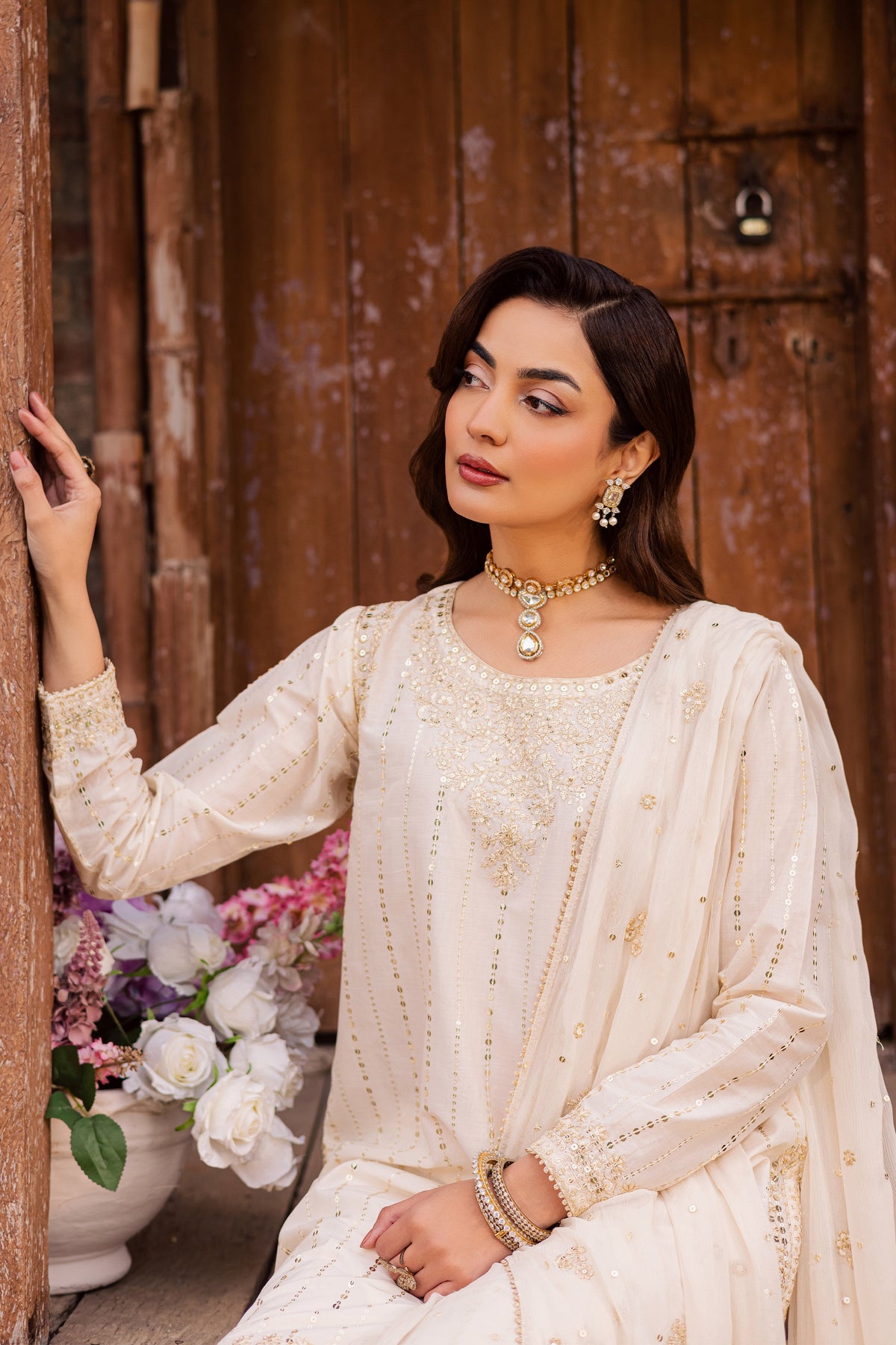 Batik | Naomi Luxury Lawn Eid Edit 26' | Hans 3Pc, image 3