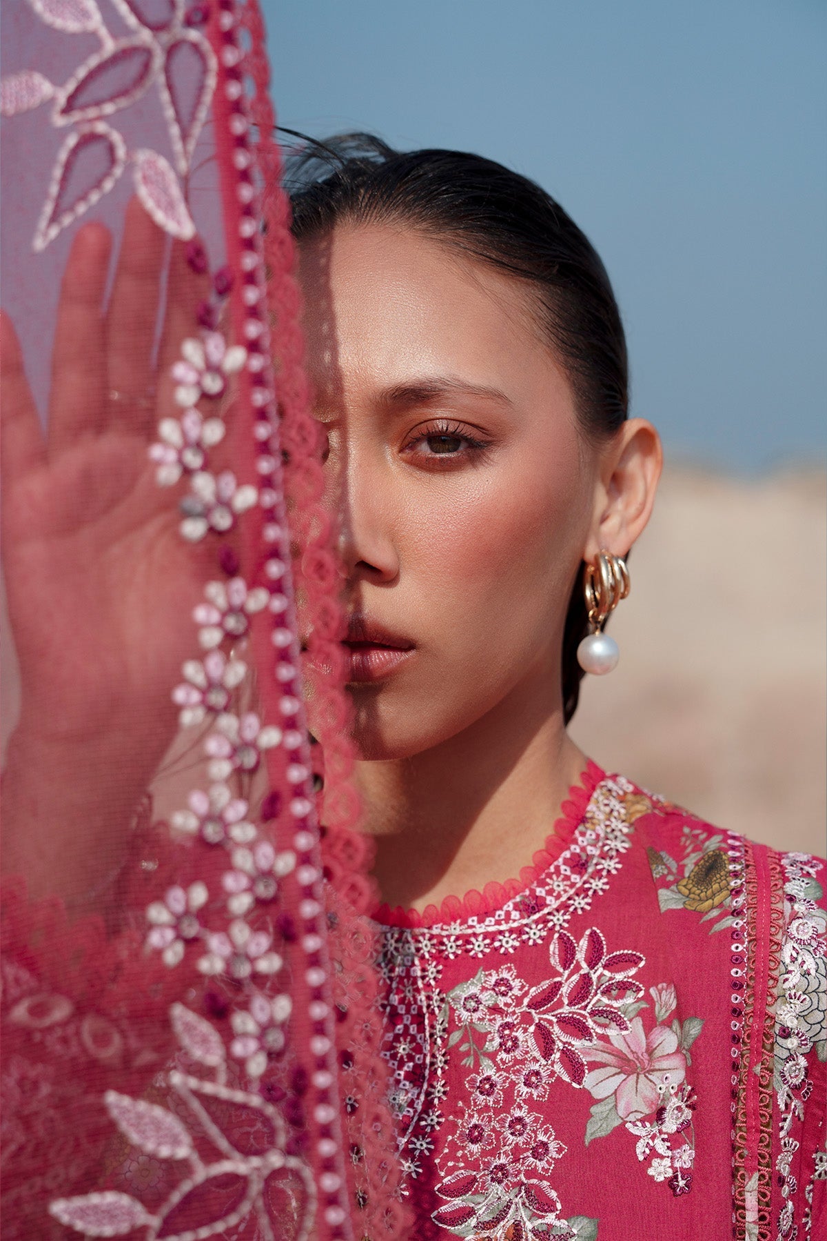 Afrozeh | Summer Together 25 | Pink Ruby -  Afrozeh Ladies Clothes -  House of Maryam