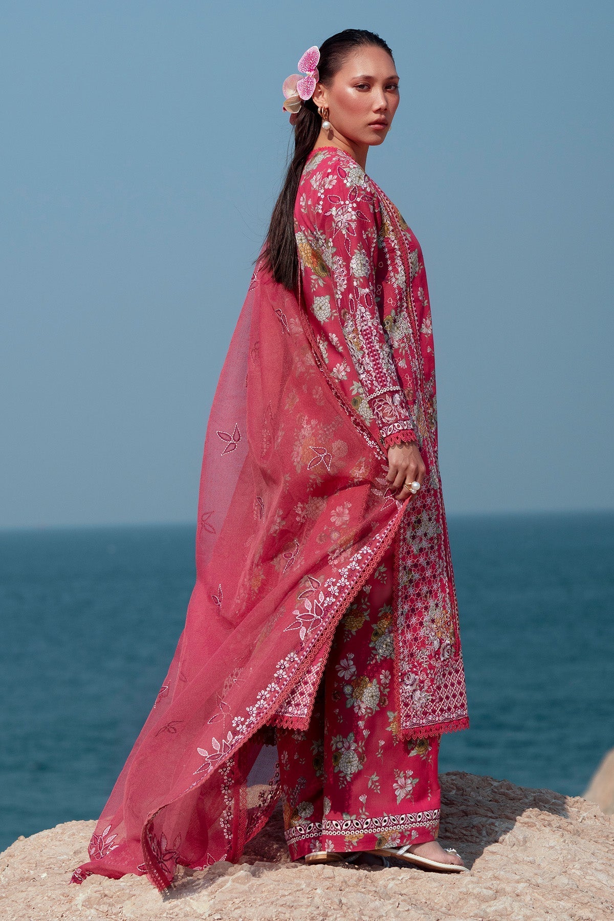 Afrozeh | Summer Together 25 | Pink Ruby -  Afrozeh Ladies Clothes -  House of Maryam