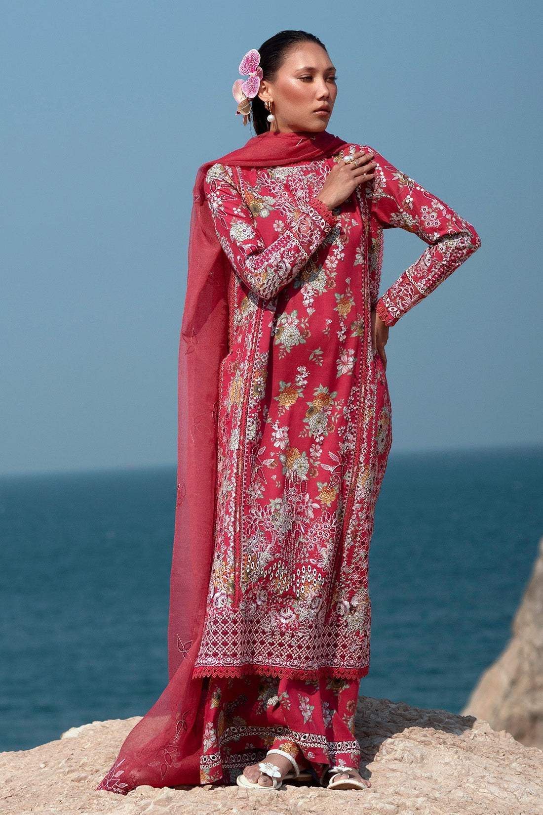 Afrozeh | Summer Together 25 | Pink Ruby -  Afrozeh Ladies Clothes -  House of Maryam