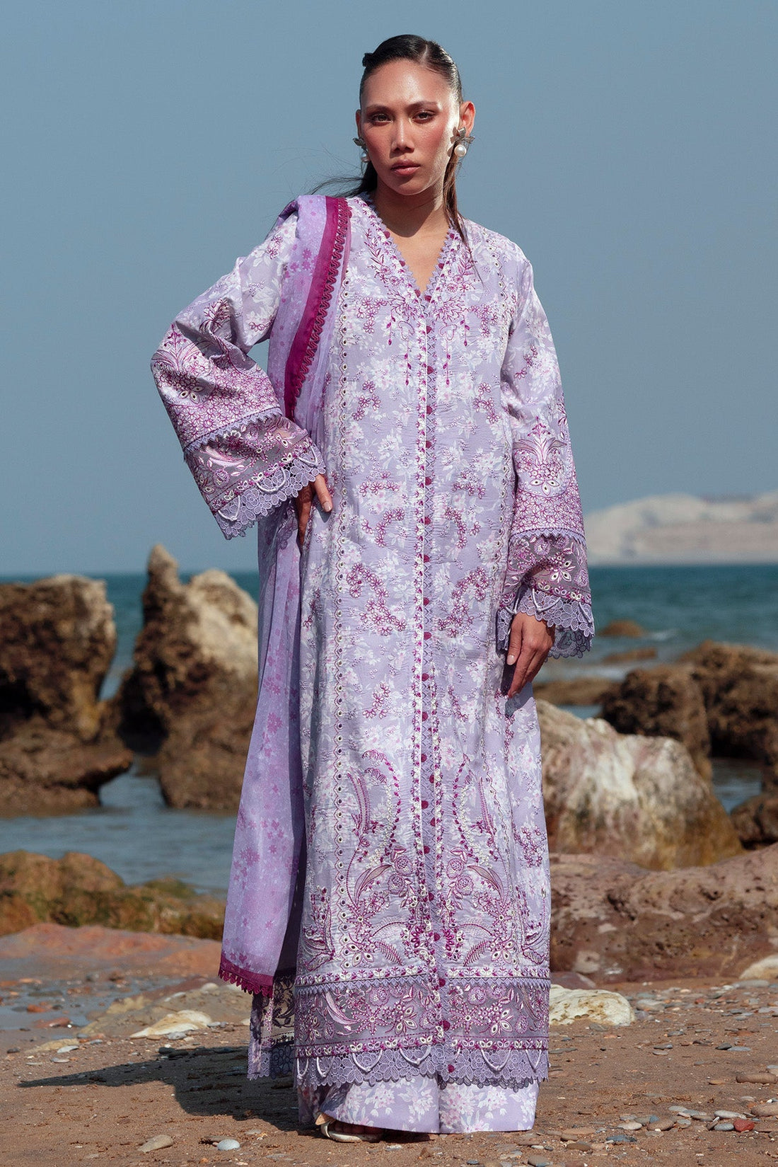 Afrozeh | Summer Together 25 | Amethyst -  Afrozeh Ladies Clothes -  House of Maryam