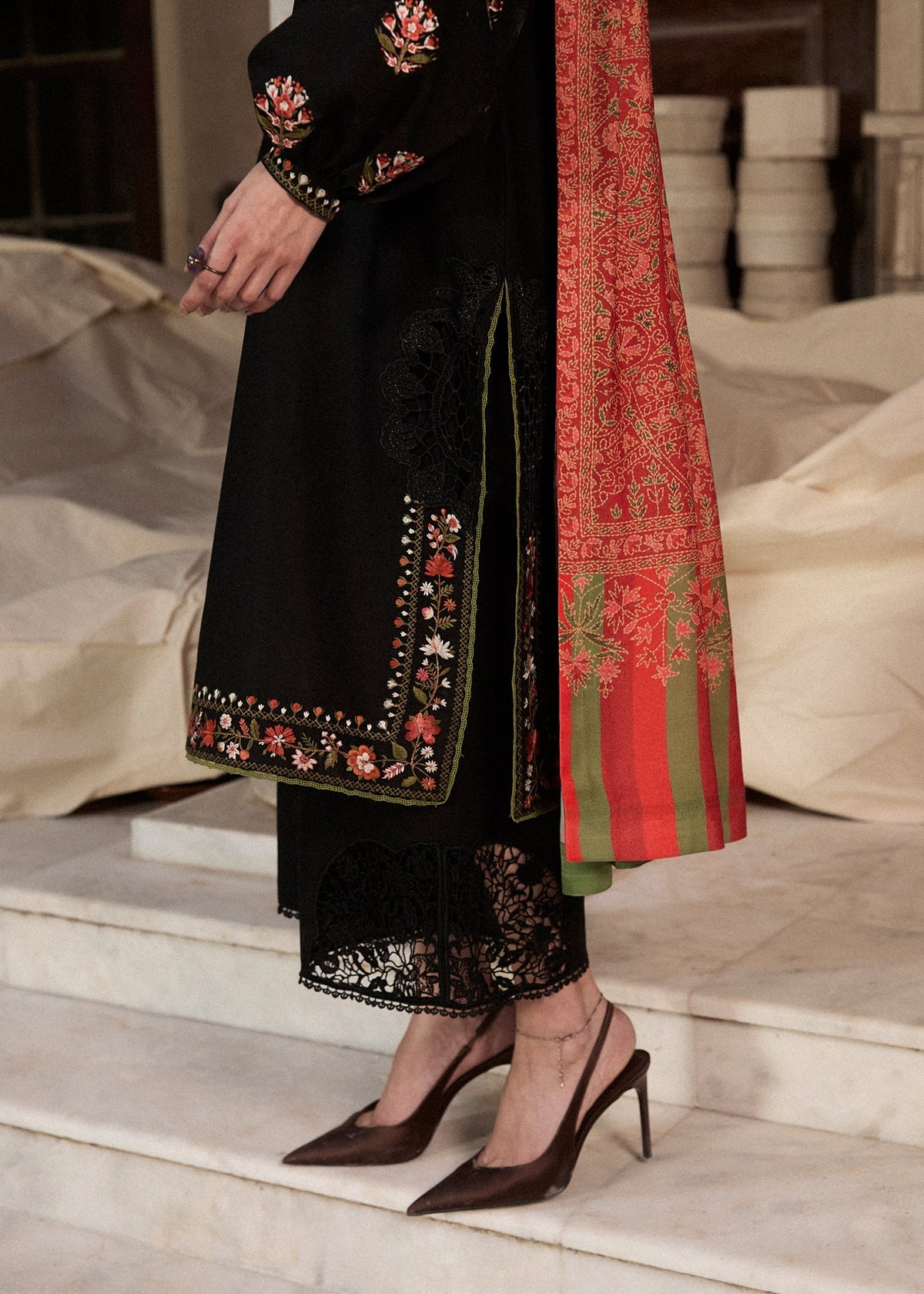 Hussain Rehar | Khaddar Pret 25 | SIYAH, image 5