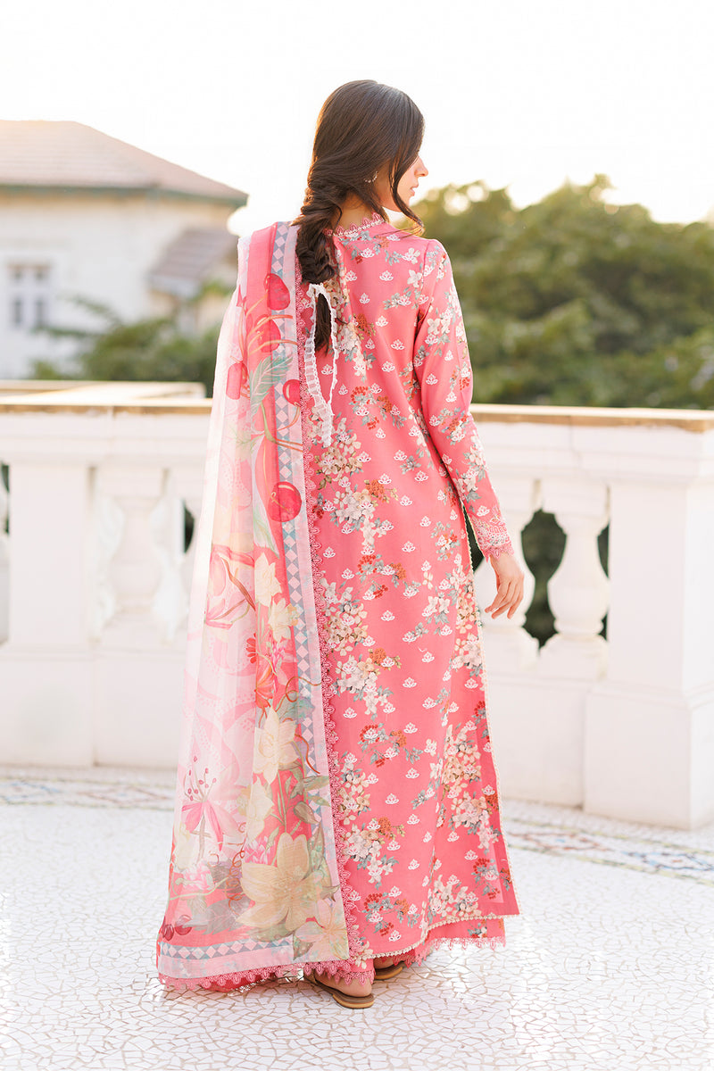Afrozeh Amelune dark pink embroidered lawn suit, photo 2