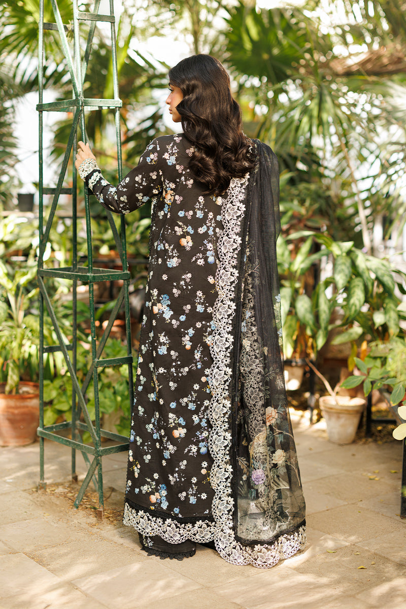 Afrozeh Nyrella black embroidered lawn suit, photo 2