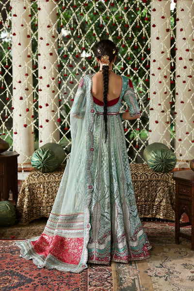 Afrozeh Zanzar pastel blue pishwas and lehenga, photo 2
