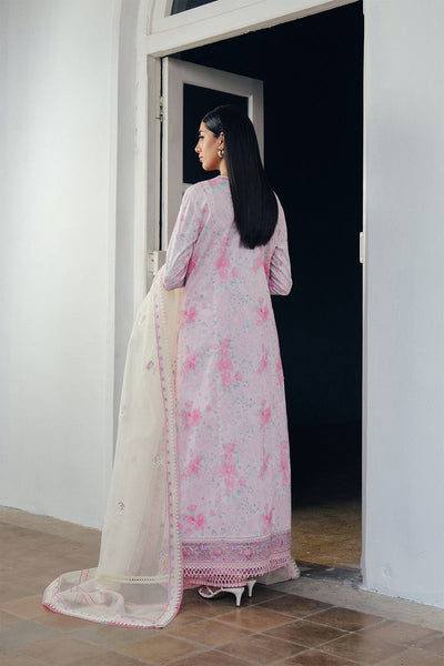 Afrozeh Skydust powder blush pink embroidered lawn suit, photo 2