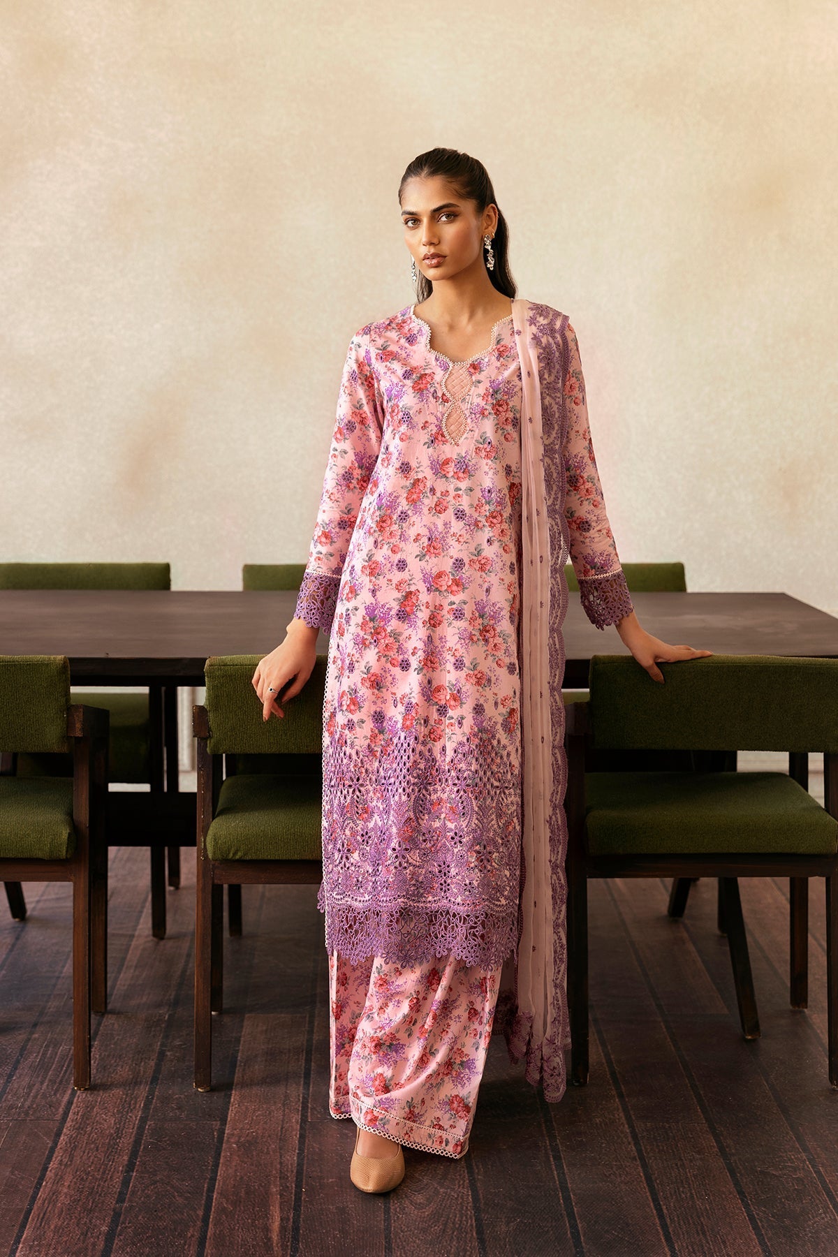 Afrozeh | Day Break | Dusk Laced -  Afrozeh Ladies Clothes - Original Designer Dress - House of Maryam