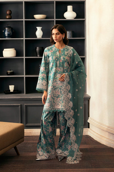Afrozeh Breeze Bathed embroidered lawn suit