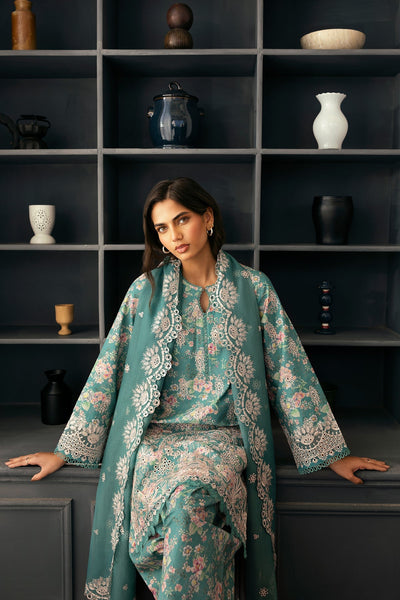 Afrozeh Breeze Bathed embroidered lawn suit, photo 4