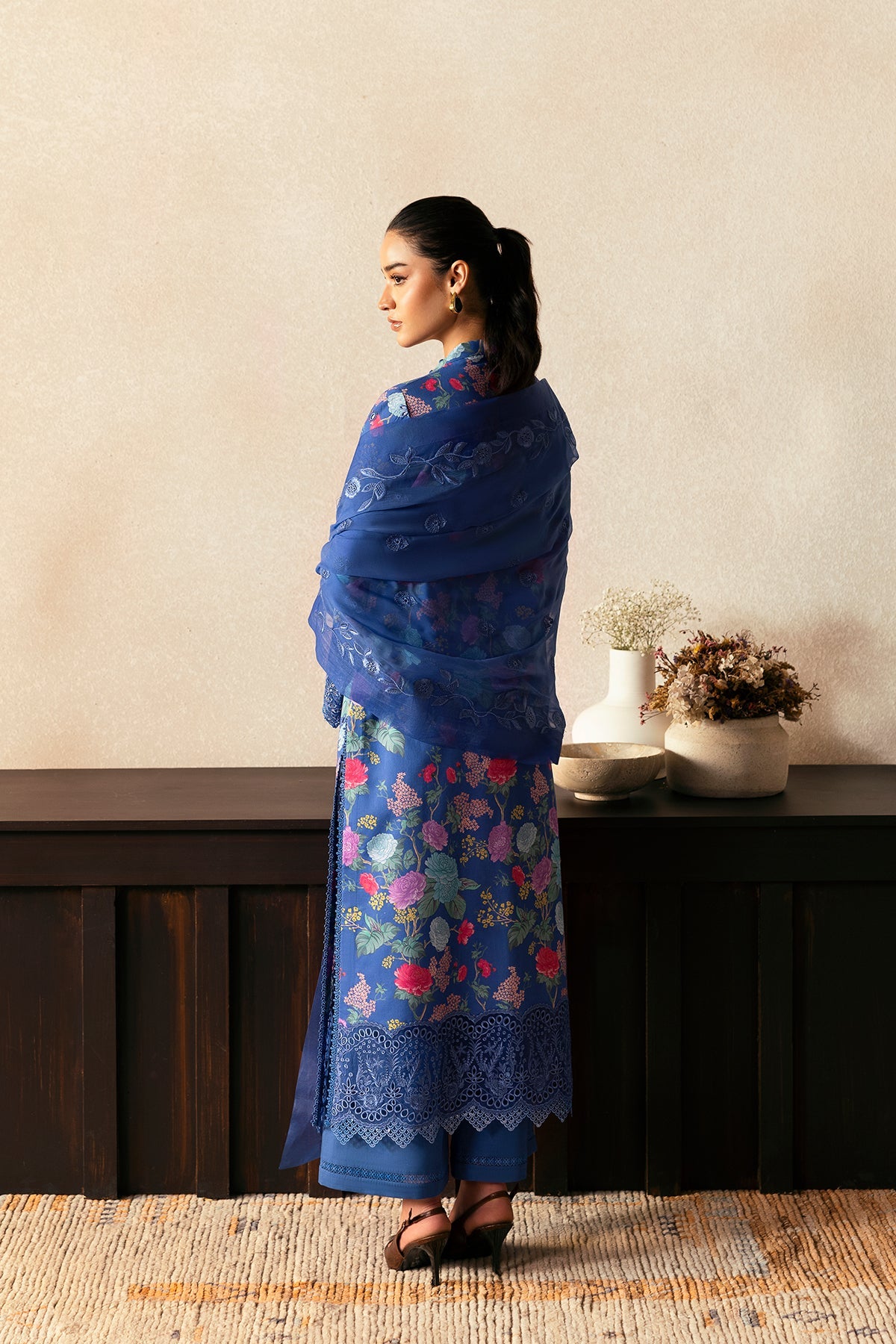 Afrozeh Mist Woven embroidered lawn suit, photo 2