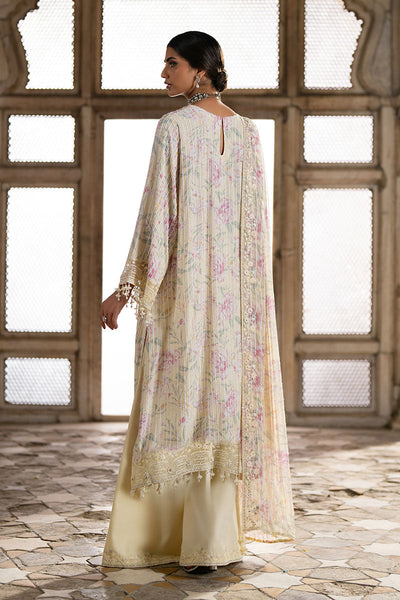 Cross Stitch | Wedding Pret | Muted Celadon-3PC Silk Embroidered Pret