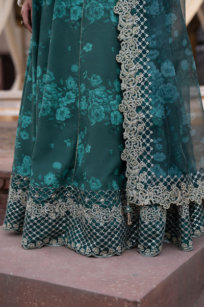 Cross Stitch | Wedding Pret | Sequin Grove-3PC Silk Embroidered Pret