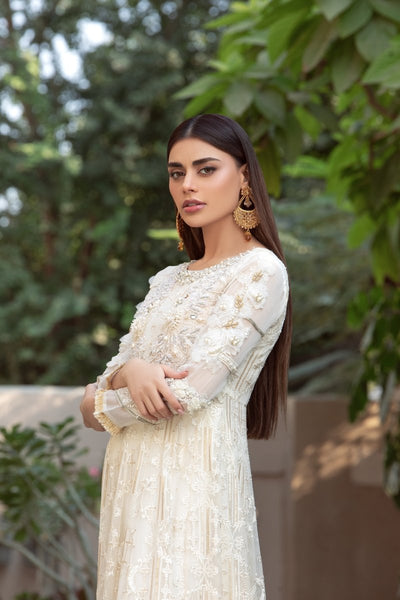 Panache | Pret | White Sparkle -  Panache By Mona  - Original Designer Dress - House of Maryam