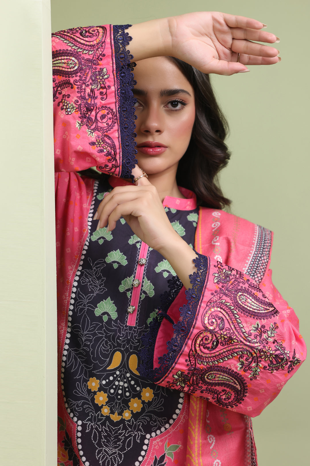 Zellbury | Unstitched 2 Piece Lawn | Embroidered Shirt Dupatta - 1171 -  Zellbury Women Essential Unstitched - Original Designer Dress - House of Maryam