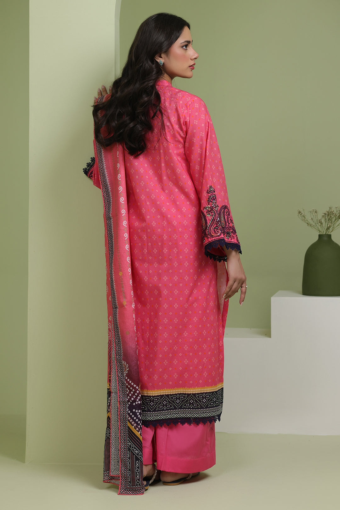Zellbury | Unstitched 2 Piece Lawn | Embroidered Shirt Dupatta - 1171 -  Zellbury Women Essential Unstitched - Original Designer Dress - House of Maryam