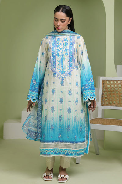 Zellbury | Unstitched 2 Piece Lawn | Embroidered Shirt Dupatta - 1694 -  Zellbury Women Essential Unstitched - Original Designer Dress - House of Maryam