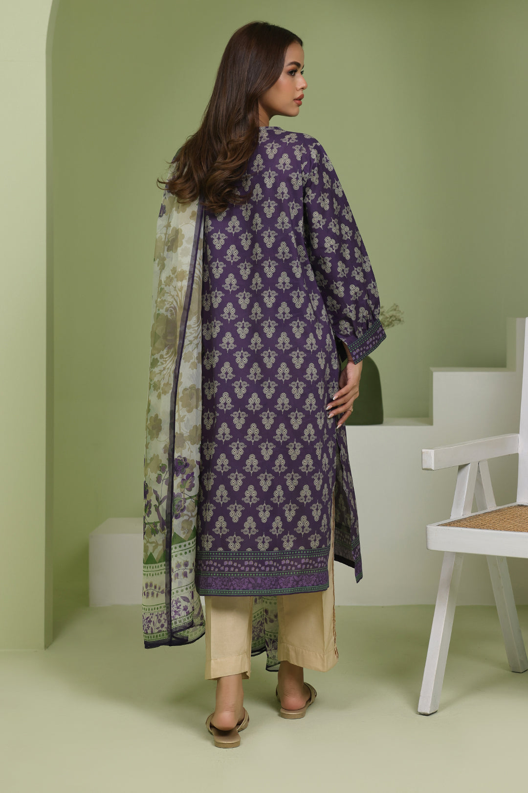 Zellbury | Unstitched 2 Piece Lawn | Embroidered Shirt Dupatta - 1695 -  Zellbury Women Essential Unstitched - Original Designer Dress - House of Maryam