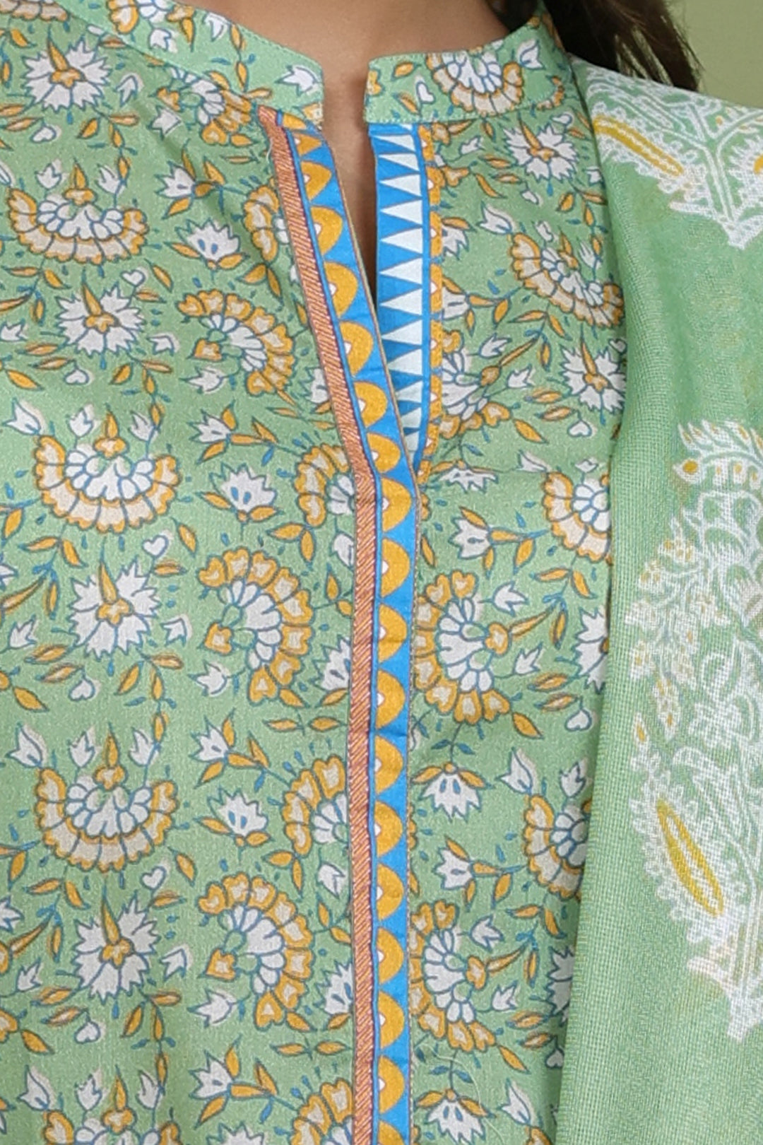 Zellbury | Unstitched 3 Piece Lawn | Shirt Shalwar Dupatta - 1419 -  Zellbury Women Essential Unstitched - Original Designer Dress - House of Maryam
