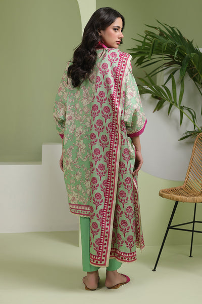 Zellbury | Unstitched 3 Piece Lawn | Shirt Shalwar Dupatta - 1502 -  Zellbury Women Essential Unstitched - Original Designer Dress - House of Maryam