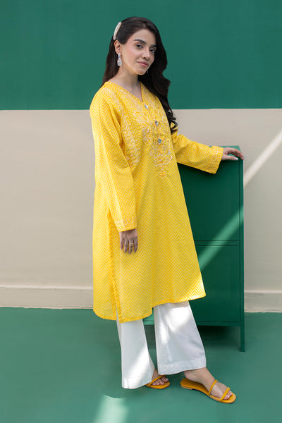 Zellbury | Summer Pret | Embroidered Kurta - 2895 -  Zellbury Women Essential Pret - Original Designer Dress - House of Maryam