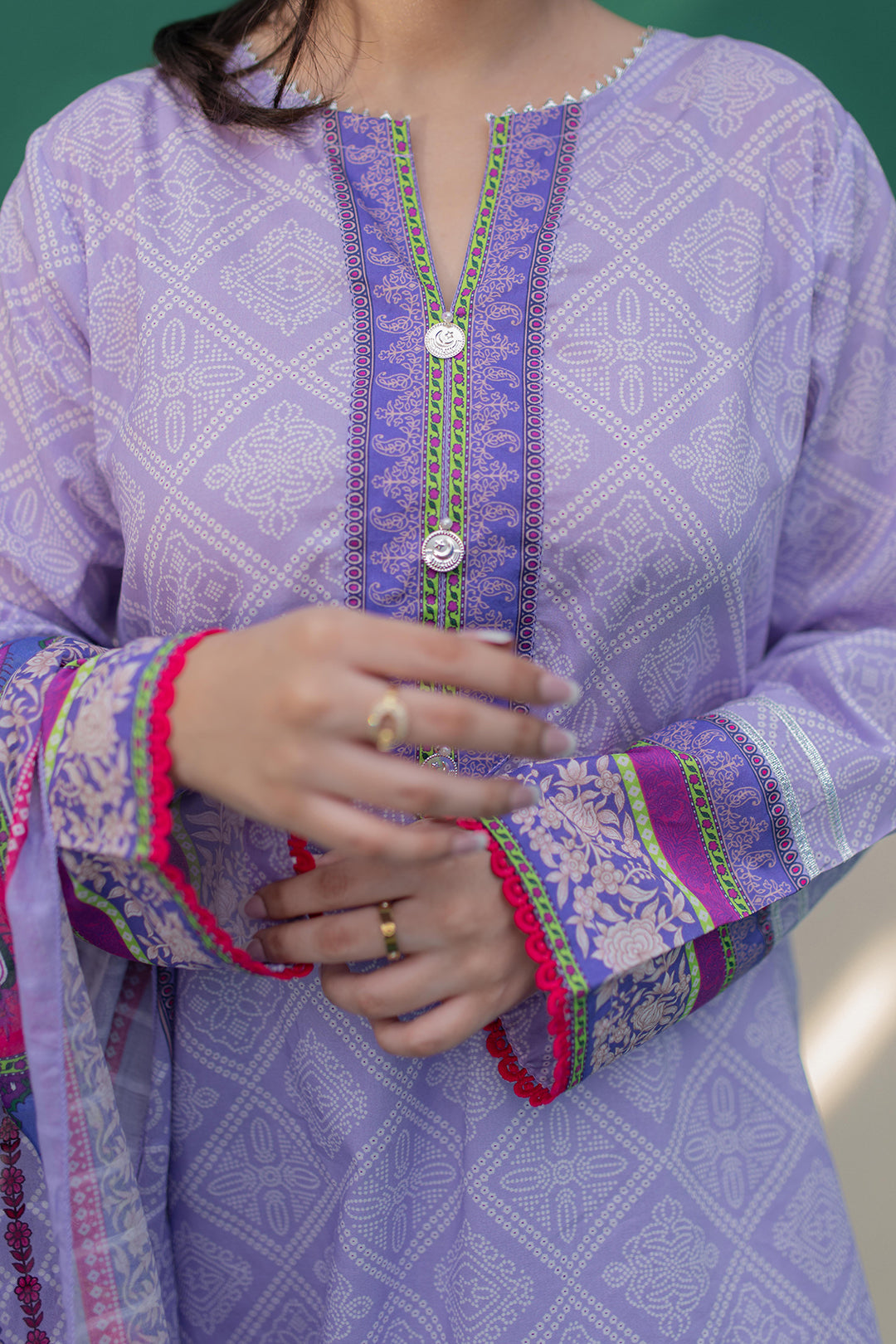 Zellbury | Summer Pret | Kurta Dupatta Trouser - 2828 -  Zellbury Women Essential Pret - Original Designer Dress - House of Maryam