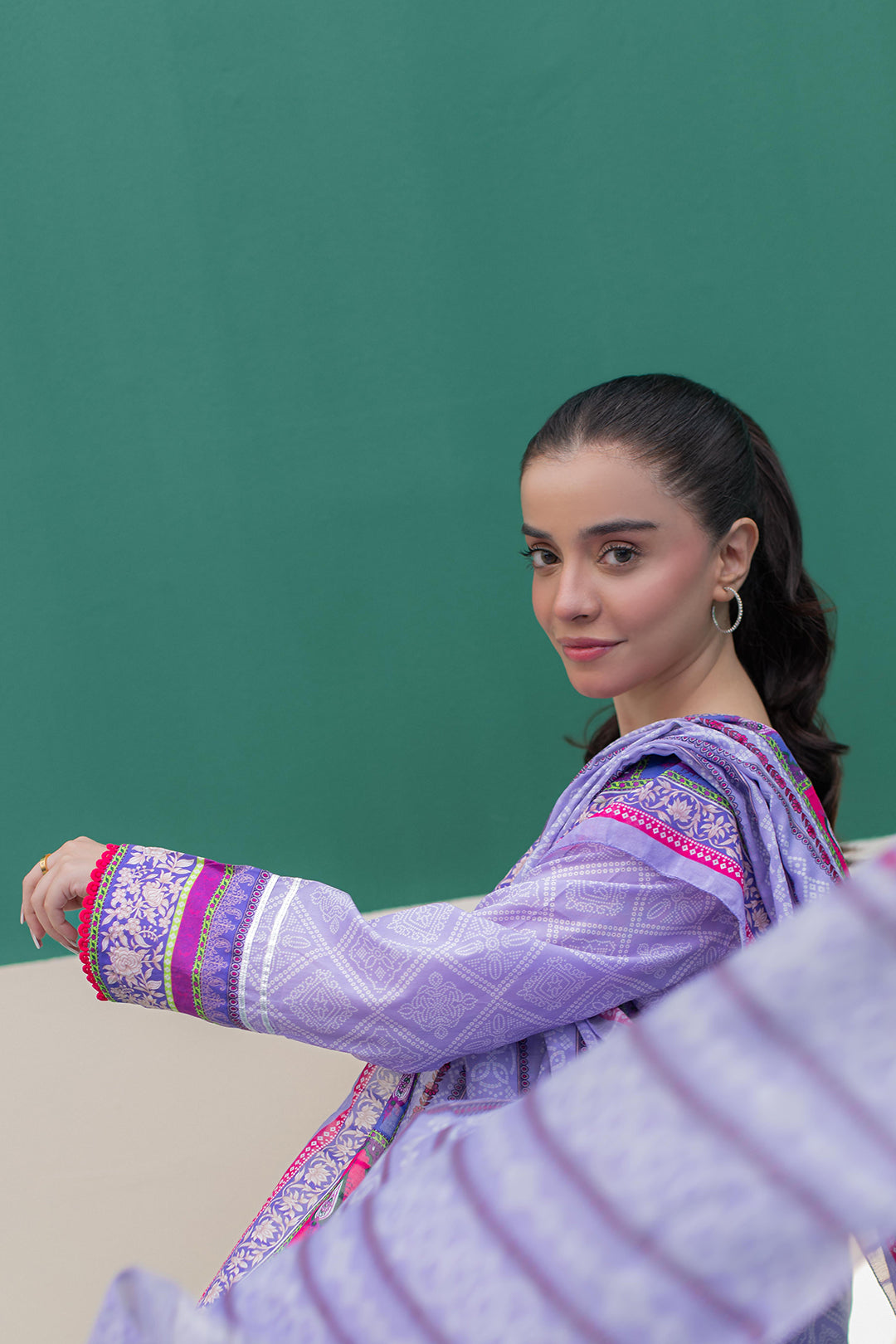 Zellbury | Summer Pret | Kurta Dupatta Trouser - 2828 -  Zellbury Women Essential Pret - Original Designer Dress - House of Maryam