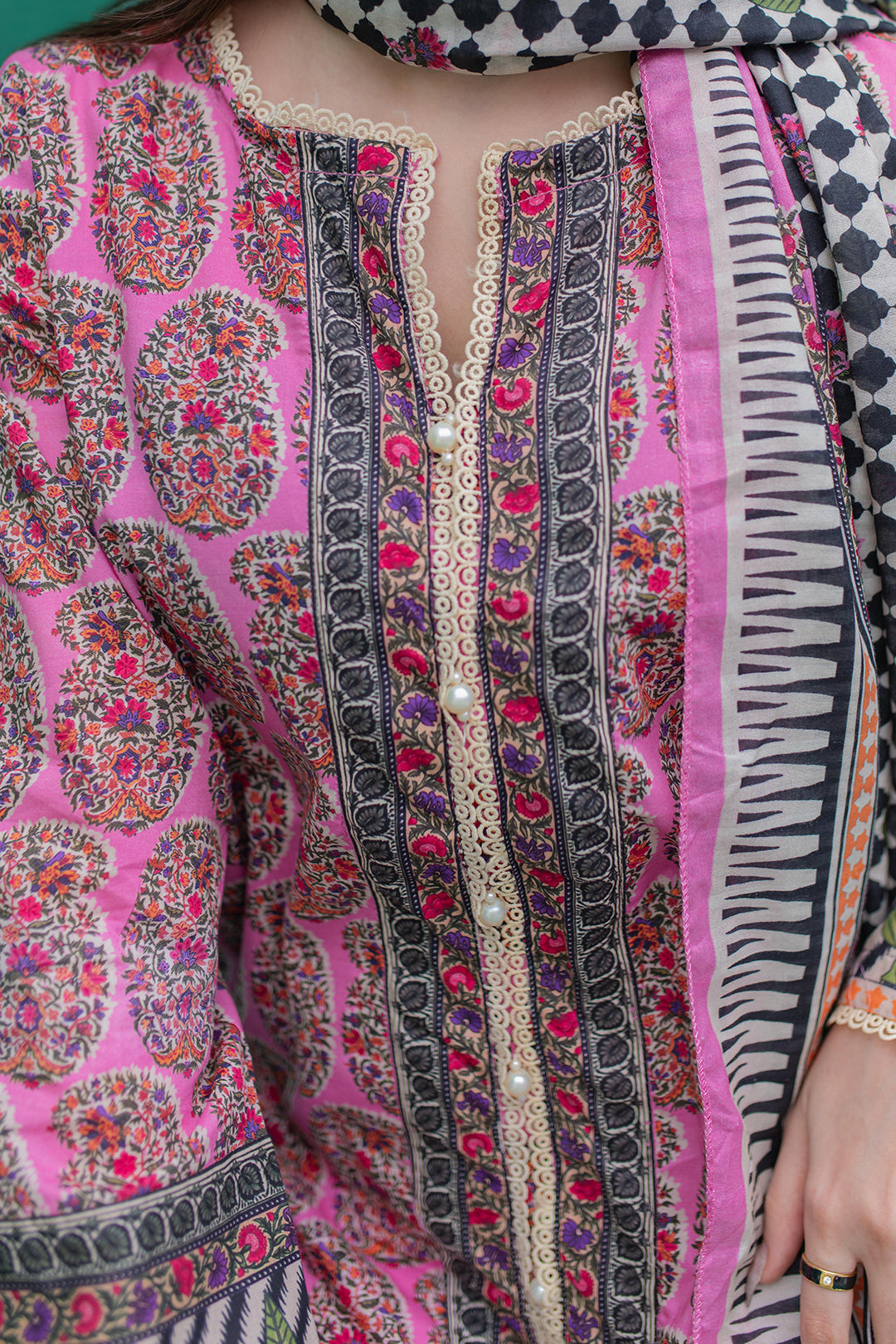 Zellbury | Summer Pret | Kurta Dupatta Trouser - 2830 -  Zellbury Women Essential Pret - Original Designer Dress - House of Maryam