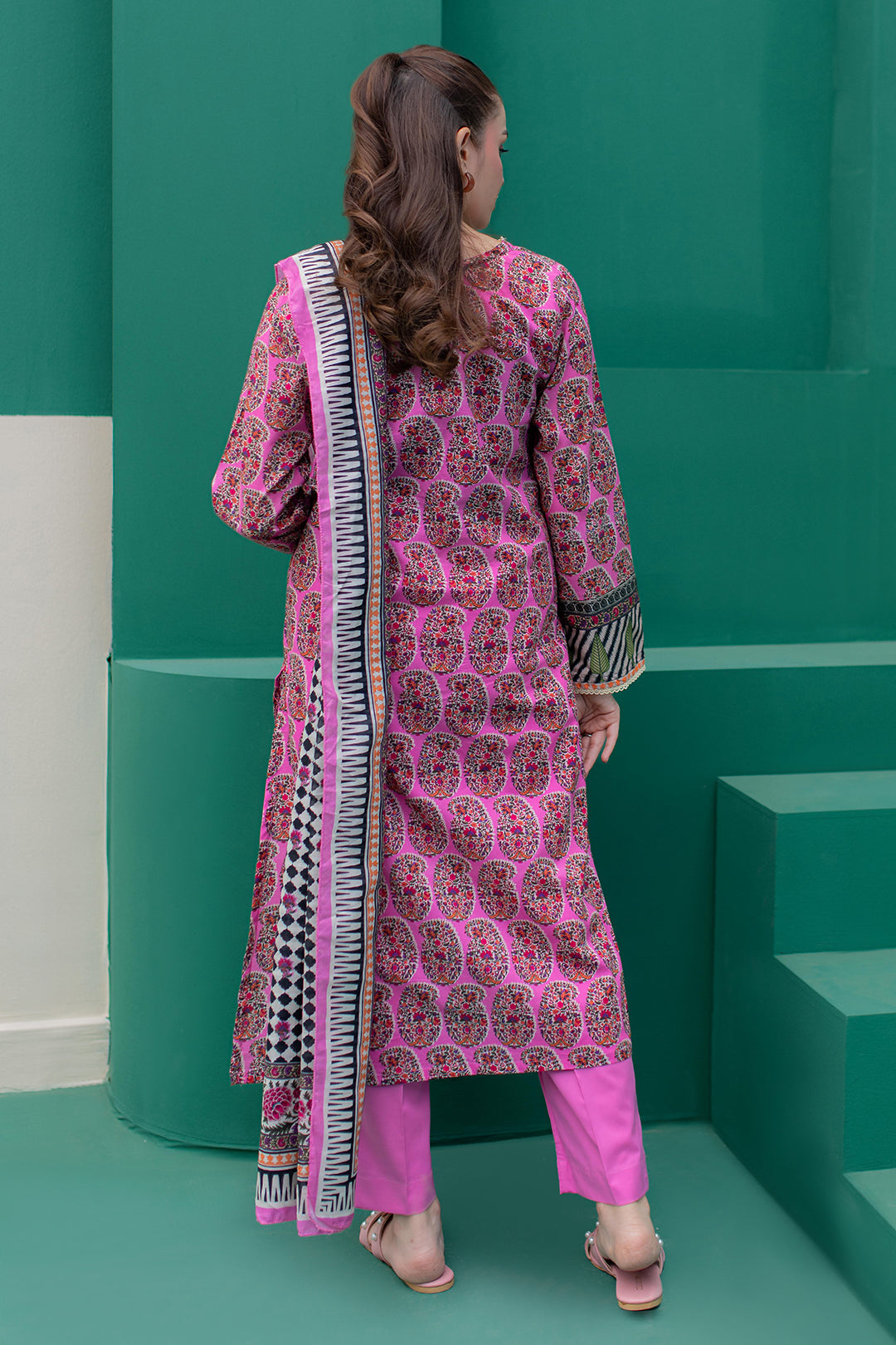 Zellbury | Summer Pret | Kurta Dupatta Trouser - 2830 -  Zellbury Women Essential Pret - Original Designer Dress - House of Maryam
