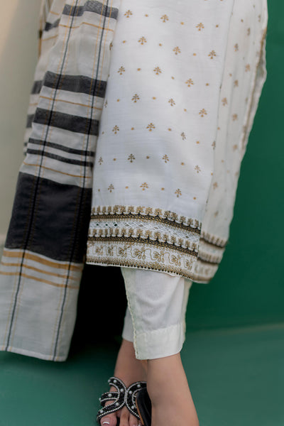 Zellbury | Summer Pret | Embroidered Kurta Dupatta - 1978 -  Zellbury Women Signature Pret - Original Designer Dress - House of Maryam