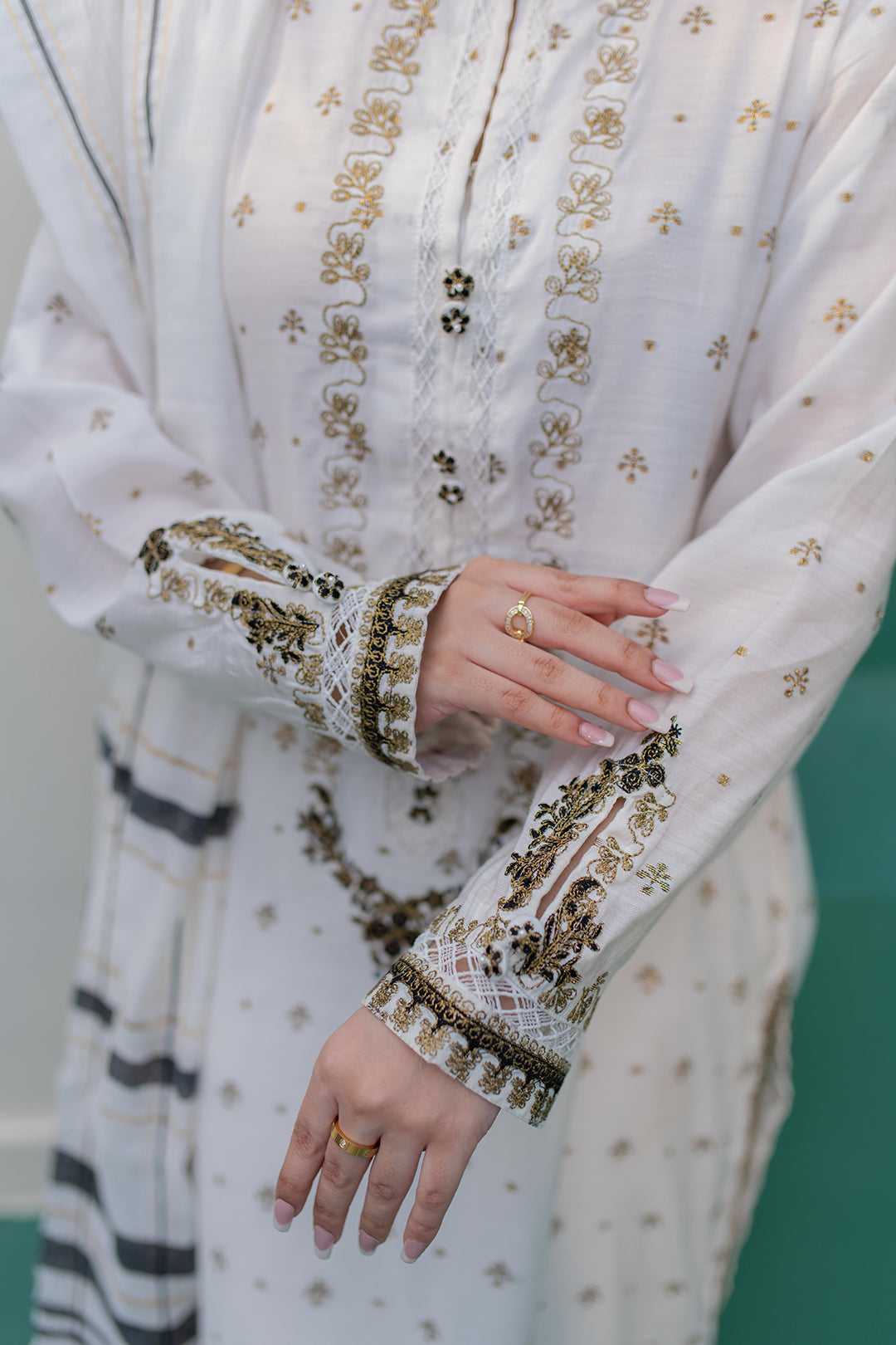 Zellbury | Summer Pret | Embroidered Kurta Dupatta - 1978 -  Zellbury Women Signature Pret - Original Designer Dress - House of Maryam