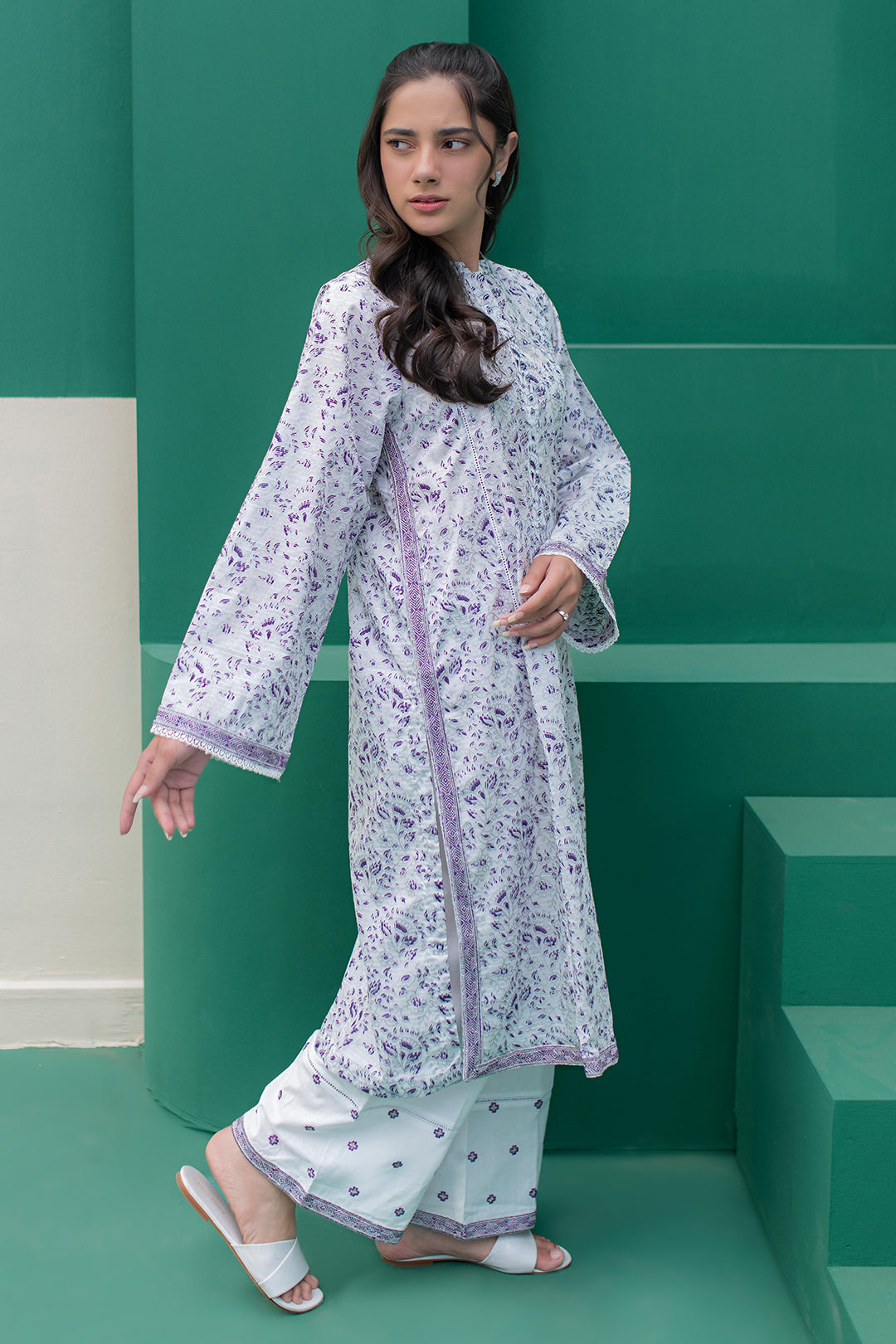 Zellbury | Summer Pret | Embroidered Kurta Trouser - 2116 -  Zellbury Women Essential Pret - Original Designer Dress - House of Maryam