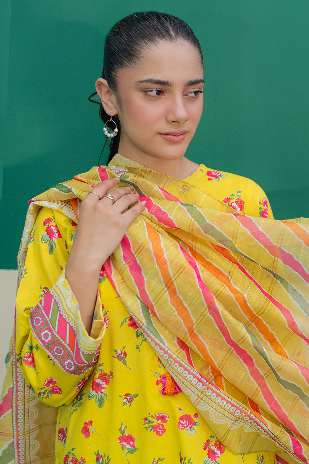 Zellbury | Summer Pret | Kurta Dupatta Trouser - 2111 -  Zellbury Women Essential Pret - Original Designer Dress - House of Maryam